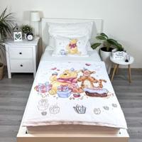 Winnie The Pooh Birthday party dekbedovertrek 135 x 100 cm - Katoen - thumbnail