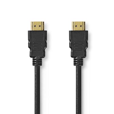 HDMI Kabel | HDMI Connector | HDMI Connector | 8K@60Hz | eARC | Verguld | 3.00 m | PVC | Zwart HDMI Kabel | HDMI Connector | HDMI Connector | 8K@60Hz | eARC | Verguld | 3.00 m | PVC | Zwart