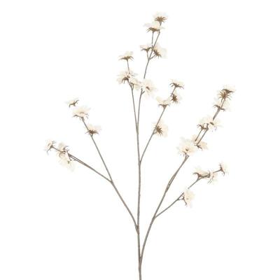 Kunstbloem Zinnia creme