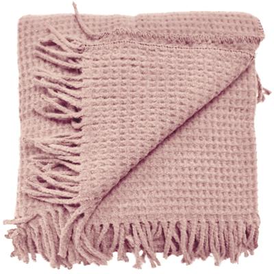 Selien 200 b 150 cm oudroze plaid Unique Living - Unique living