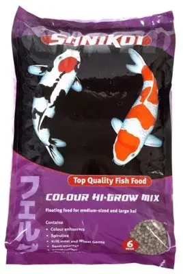 SaniKoi Colour hi-grow mix visvoer 6mm - 10 liter SaniKoi Colour hi-grow mix visvoer 6mm - 10 liter