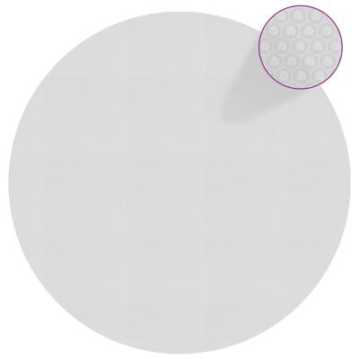 VidaXL Zwembadfolie solar drijvend 594 cm pe grijs