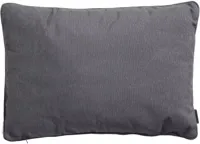Sierkussen 60x40 piping Panama grijs - thumbnail