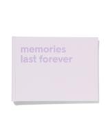 HEMA Fotoboek 18x24 Linnen Lila - thumbnail