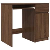 Bureau 86x49x76 cm spaanplaat bruin eikenkleurig - thumbnail