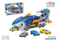 Carrier Vrachtwagen 3 auto's Haai 33 x 11 x 7 cm - thumbnail