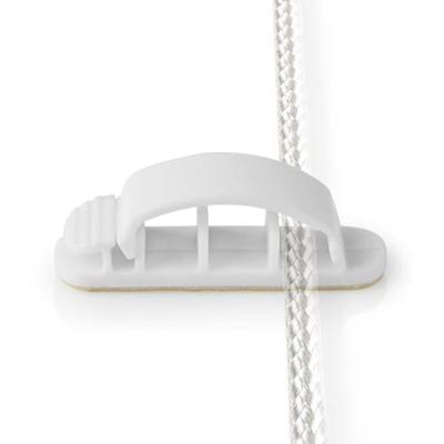 Kabelmanagement | Kabelclip | Vergrendeld | 3 Stuks | Polypropylene | Wit