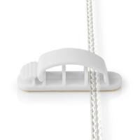 Kabelmanagement | Kabelclip | Vergrendeld | 3 Stuks | Polypropylene | Wit - thumbnail