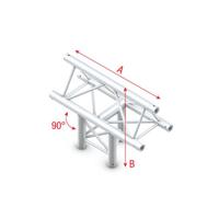 Showtec PT30 Driehoek truss 019 3-weg T-stuk 90g apex up - thumbnail