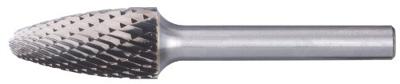 PFERD TOOLS 21000076 Freesstift Ronde boog Lengte 65 mm Afmeting, Ø 12 mm Werklengte 25 mm Schachtdiameter 6 mm
