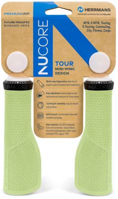 HERRMANS handvat "nucore tour" grip herramns nucore tour 130mm peak peppermint