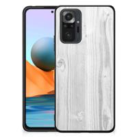 Xiaomi Redmi Note 10 Pro Houten Print Telefoonhoesje White Wood - thumbnail