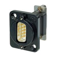 Neutrik NADB9MF-B D-sub adapter D-sub stekker 9-polig - D-sub bus 9-polig 1 stuk(s) - thumbnail