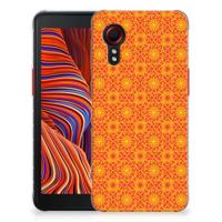 Samsung Galaxy Xcover 5 | TPU bumper | Batik Oranje - thumbnail