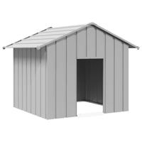Hondenhok met dak 131x101x102 cm gegalvaniseerd staal - thumbnail