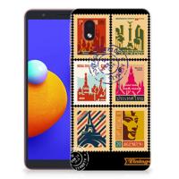 Samsung Galaxy A01 Core | Silliconen Back Cover | Postzegels - thumbnail