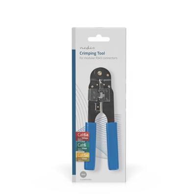 Krimptang | CAT5e / CAT6 / CAT6a | Snijden / Strippen / Tang | ABS / Staal | Blauw Krimptang | CAT5e / CAT6 / CAT6a | Snijden / Strippen / Tang | ABS / Staal | Blauw