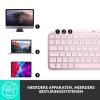 Logitech MX Keys Mini toetsenbord Draadloos Roze - thumbnail