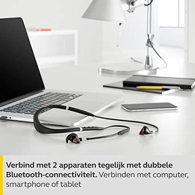 Jabra Evolve 75e UC Telefoonheadset Bluetooth Draadloos In Ear Zwart