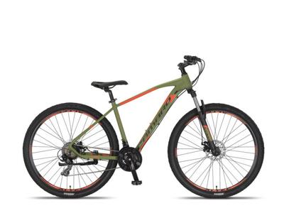 Altec Camaro MTB 27.5 Inch 45 cm Unisex 21V Mechanische schijfrem Legergroen/Rood