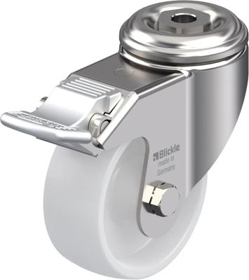 Blickle LKRXA-PO 80G-11-FI Zwenkwiel met rem Wieldiameter: 80 mm Draagvermogen (max.): 120 kg 1 stuk(s)
