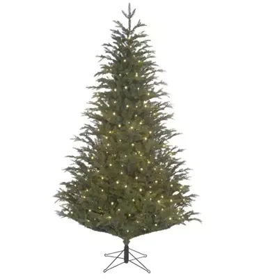 Black Box Trees frasier - kunstkerstboom met verlichting 145x215 cm groen