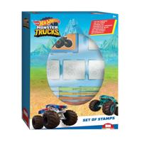 Multiprint Hot wheels stempelset met 4 stempels - thumbnail