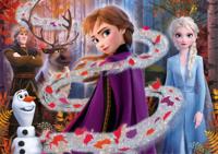 Disney Clementoni glitter puzzel frozen 2, 104st. - thumbnail