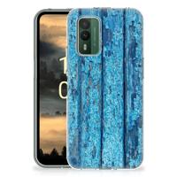 Nokia XR21 | Bumper Hoesje | Wood Blue - thumbnail