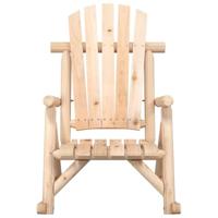 Tuinschommelstoel 69x96x101 cm massief vurenhout - thumbnail