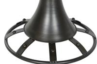 Bijzettafel DKD Home Decor Spar Zwart Metaal 60 x 60 x 63,5 cm - thumbnail