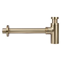 Differnz Differnz design sifon met muurbuis - mat goud - thumbnail