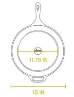 Lodge Braadpan L14SK3 met steel en handgreep bak-/braadpan - thumbnail