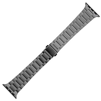 Stalen schakelband - Space Grey - Geschikt voor Apple watch 38mm / 40mm / 41mm / 42mm Stalen schakelband - Space Grey - Geschikt voor Apple watch 38mm / 40mm / 41mm / 42mm