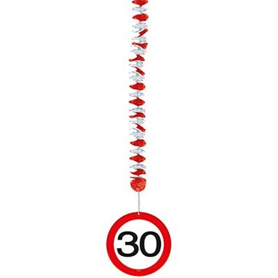 Hangdecoratie verkeersbord &apos;30&apos;
