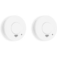 Smartwares FSM-11512 Rookmelder Set van 2 stuks Incl. batterij (5 jaar) werkt op batterijen (Ø x h) 100 mm x 35 mm - thumbnail