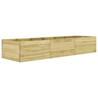vidaXL Plantenbak verhoogd 450x100x54 cm geïmpregneerd grenenhout - thumbnail