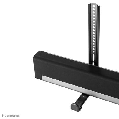 Neomounts AWL29-650BL1 Soundbar-beugel Afstand tot de muur (max.): 21.5 cm Zwart 1 stuk(s)