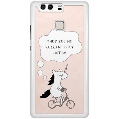 Huawei P9 hoesje - They see me rollin'