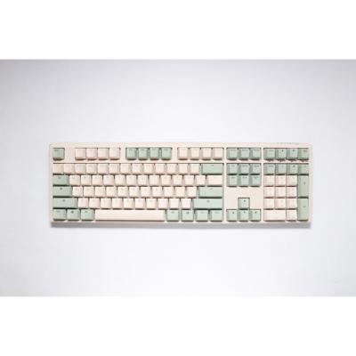 Ducky one 3 matcha mechanisch toetsenbord (crème, us lay-out (qwerty), cherry mx brown, 100%, pbt double shot, hot swap)