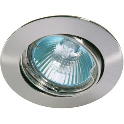 LED Inbouwspot chroom geschuurd kantelbaar Deluna