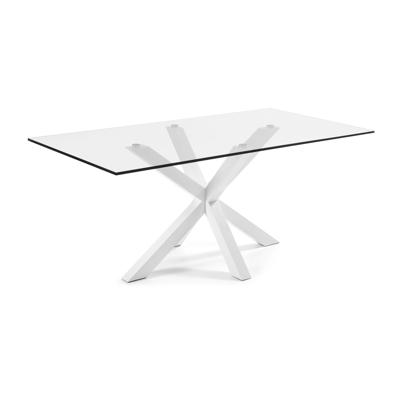 Kave Home Eettafel 'Argo' wit, 200 x 100cm