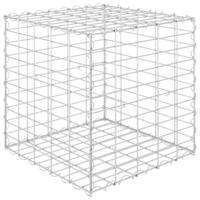 VidaXL Gabion plantenbak verhoogd kubus 50x50x50 cm staaldraad - thumbnail