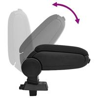 VidaXL Armsteun 12x33x(24-42) cm abs zwart - thumbnail