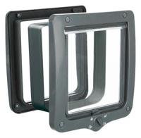 TRIXIE 4-WEG KATTENLUIK MET TUNNEL GRIJS 28X24 CM - thumbnail