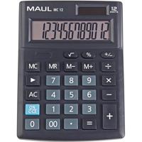 MAUL bureaurekenmachine MC 12, zwart - thumbnail