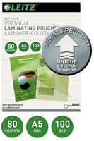 Leitz Lamineerfolie DIN A5 80 micron glanzend 100 stuk(s) - thumbnail
