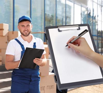 MAUL klembordkoffer Lefty hard kunststof PP linksdraaiend open A4 33.5x24.5x2.5cm zwart