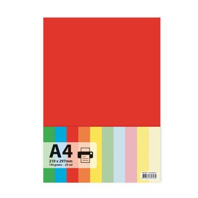 Papier A4 rood 25 vel 150 grams