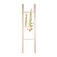 Esschert Design Houten Droogladder van Berkenhout - thumbnail